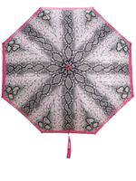 Moschino parapluie à imprimé peau de serpent - Rose