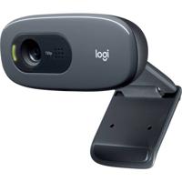 Logitech C270 HD-webcam 1280 x 720 Pixel Standvoet, Klemhouder