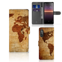 Sony Xperia 10 II Flip Cover Wereldkaart