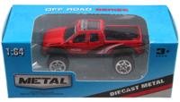 LG Imports jeep Off Road jongens 13 cm die cast rood