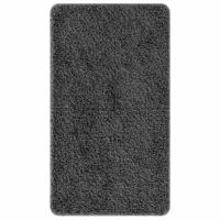 vidaXL Microvezel Badmat 70 x 120 cm Donkergrijs Antislip Wasbaar Minimalistisch Badkamer Tapijt Comfort Zachte Binnengebruik Tapijten Machine Rechthoekig
