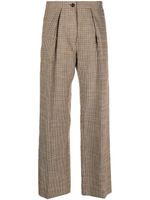 Acne Studios pantalon droit à rayures - Marron - thumbnail