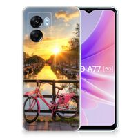 OPPO A77 | A57 5G Siliconen Back Cover Amsterdamse Grachten