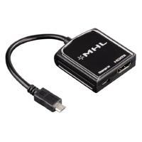 Hama MHL-adapter (mobiele telefoon/smartphone op TV/beamer met HDMI-ingang, Full HD-kwaliteit)