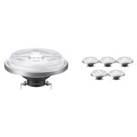 Voordeelpak 6x Philips LEDspot ExpertColor G53 AR111 (MASTER) 15W 940 40D | Dimbaar - Beste Kleurweergave - Vervangt 75W