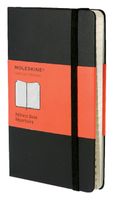 Adresboek Moleskine pocket 90x140mm hard cover zwart - thumbnail