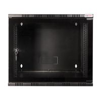 LogiLink 19 WALLMOUNT SOHO BOX 12U 540*550, BLACK, FLATPACK 19inch-wandkast (b x h x d) 540 x 589 x 550 mm 12 HE Zwart (RAL 9005) - thumbnail