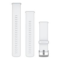 Garmin Quick Release Bens (22mm), geschikt voor geselecteerde Forerunner-,Venu- en vívoactive smartwatch series, Originele accessoire, Silicone, Whitestone with Silver Hardware