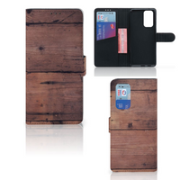 OnePlus 9 Pro Book Style Case Old Wood