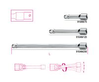 Beta 3/8” verlengstukken, zwenkbaar 910AN/75 - 009100827