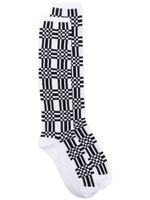 Marni chaussettes à carreaux - Blanc