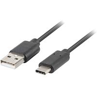 LANBERG USB-kabel AC-USBO-20CU-0018-BK USB-A naar USB Type-C QC 3.0, 1,8 m, zwart