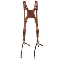 The Hantler Dual camera harness Cognac/Brass Large (L-XL) - thumbnail