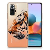 Hoesje maken Xiaomi Redmi Note 10 Pro Watercolor Tiger - thumbnail