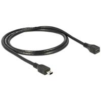 DELOCK Kabel USB 2.0 Mini B Verlengkabel M/F 1 m