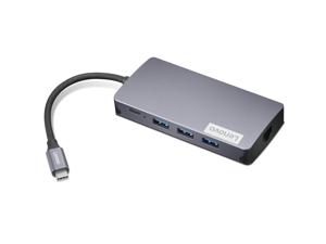 Lenovo GX91M73946 laptop dock & poortreplicator Bedraad USB 3.2 Gen 1 (3.1 Gen 1) Type-C Grijs