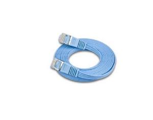 Slim Wirewin PKW-STP-SLIM-KAT6 5.0 BL RJ45 Netwerkkabel, patchkabel CAT 6 U/FTP 5.00 m Blauw Plat 1 stuk(s)