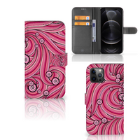 Apple iPhone 12 Pro Max Hoesje Swirl Pink - thumbnail