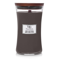 WoodWick sand & driftwood large candle