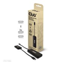 club3D USB 3.2 Gen 1 (USB 3.0) Adapter [1x USB-C stekker - 4x USB-C bus] USB-Hub Typ C - thumbnail