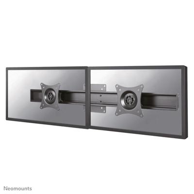 Neomounts FPMA-CB200BLACK Monitor-wandbeugel 2-voudig 25,4 cm (10) - 68,6 cm (27) Zwart Zwenkbaar, Roteerbaar, Kantelbaar