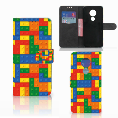 Motorola Moto G7 Power Telefoon Hoesje Blokken Motorola Moto G7 Power Telefoon Hoesje Blokken