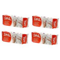 4x DAS boetseer klei wit 500 gram