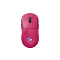 Logitech G PRO 2 LIGHTSPEED draadloze gamingmuis, rechts- of linkshandige muis met tot 4 aanpasbare en schakelbare magnetische zijknoppen, 44K DPI-sensor, USB-C opladen, voor pc/Mac - Roze