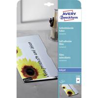 Avery-Zweckform 2500 2500 Zelfklevende folie DIN A4 Inkjet Transparant 10 stuk(s) - thumbnail