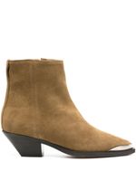 ISABEL MARANT bottines Adnae en daim - Tons neutres