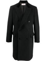 FURSAC double-breasted wool coat - Noir