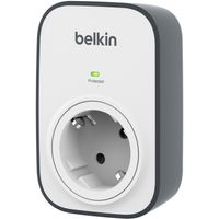 Belkin BSV102 SurgeCube-spanningsbeveiliger met 1 stopcontact stekkerdoos - thumbnail