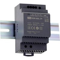 Mean Well DDR-60L-5 DIN-rail DC/DC-converter 5 V/DC 12 A 60 W Aantal uitgangen: 1 x Inhoud: 1 stuk(s)