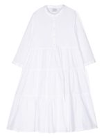 Aspesi Kids robe évasée à manches longues - Blanc