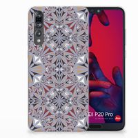 Huawei P20 Pro TPU Siliconen Hoesje Flower Tiles