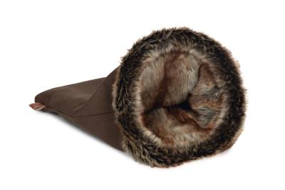 Designed By Lotte Faisca Kruipzak - Kattenslaapzak - Bruin - 46X28 Cm Designed By Lotte Faisca Kruipzak - Kattenslaapzak - Bruin - 46X28 Cm