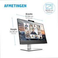 HP E24m G4 LCD-monitor Energielabel F (A - G) 60.5 cm (23.8 inch) 1920 x 1080 Pixel 16:9 5 ms DisplayPort, HDMI, USB-C, USB-A, Audio, stereo (3.5 mm jackplug), - thumbnail