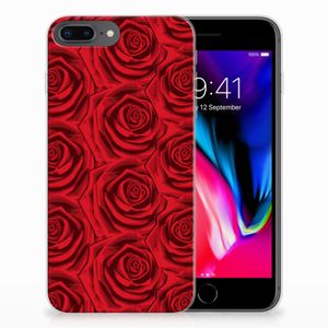 Apple iPhone 7 Plus | 8 Plus TPU Case Red Roses