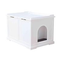 Trixie 40233 Kattenhuis voor kattenbak, XL, 75 × 51 × 53 cm, wit