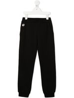 Philipp Plein Junior pantalon de jogging à motif monogrammé - Noir - thumbnail