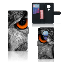 Nokia 7.2 | Nokia 6.2 Telefoonhoesje met Pasjes Uil