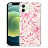 iPhone 12 Mini Case Pink Flowers - thumbnail