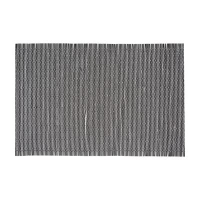Rechthoekige placemat zwart bamboe 45 x 30 cm