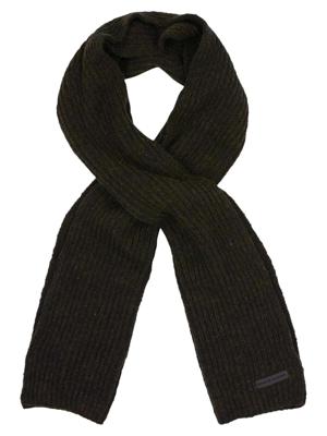 Scarf solid rib knit night