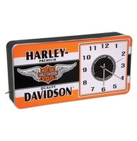 Harley-Davidson Winged Logo LED Reklame Klok - 220V - thumbnail