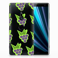 Sony Xperia XZ3 Siliconen Case Druiven