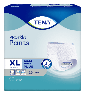 TENA Pants Plus ProSkin - XL - 12 Stuks TENA Pants Plus ProSkin - XL - 12 Stuks