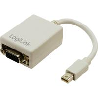 LogiLink CV0038 DisplayPort / VGA Adapter [1x Mini-DisplayPort stekker - 1x VGA-bus] Wit 0.09 m - thumbnail