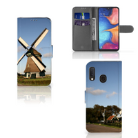 Samsung Galaxy A20e Flip Cover Molen - thumbnail