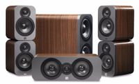 Q Acoustics: Q3000 Cinema Pack 5.1 - Walnoot